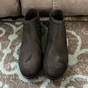 Soda brand Black Booties. Never worn. Size 9